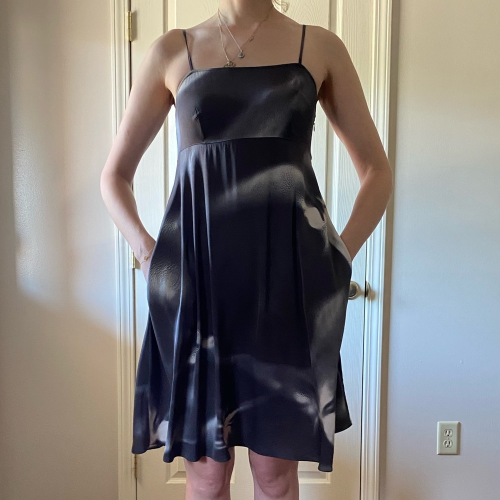 3.1 Philip Lim Printed Silk Dress with Pockets Size 4